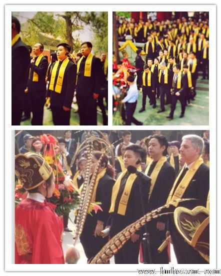 弘扬先贤精神 开创传统国学教育、国际精英教育新纪元—祭孔大典顺利举行，汇美合正教育集团董事长应邀出席